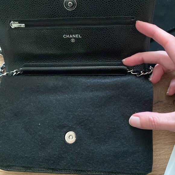 CHANEL WOC Wallet on chain black caviar quilted leather - Picture 5 of 7